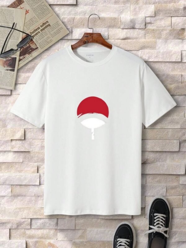 Nebomma Naruto Anime White T-Shirt