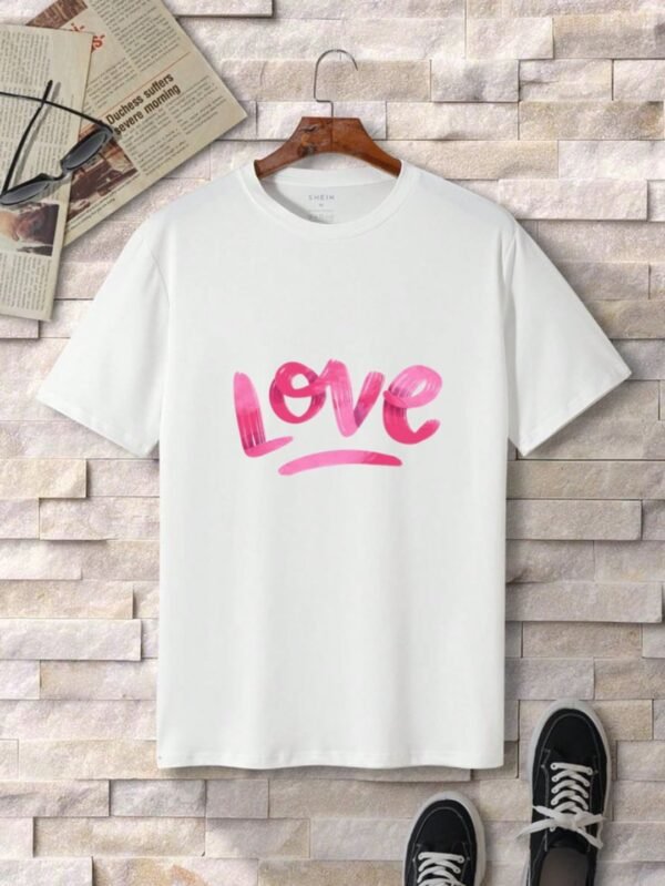 Love Text T-Shirt